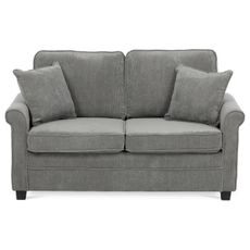 Dvojmiestna pohovka ASB-4170 GREY2, manžester, sivá