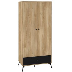 Skriňa Agis 01 honey castello oak/black mat