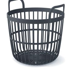 Prosperplast Kôš s rúčkami Sue antracit, varianta 36,4 cm