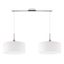 Eglo - LED  Luster na lanku TUNJA 2xE27/60W/230V biela