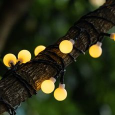 Aigostar - LED solárny dekoratívny reťazec 50xLED/8 funkcií 12m IP65 teplá biela