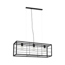 Luster na lanku FRAME 3xE27/60W/230V