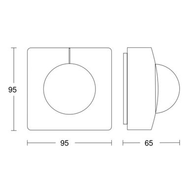 Steinel 057374 - Senzor pohybu IS 3360 MX Highbay DALI-2 IP54 biela