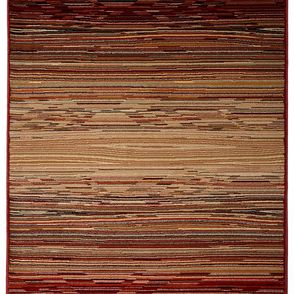 Spoltex koberce Liberec Kusový koberec Cambridge red / beige 5668 - 80x150 cm