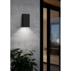 Eglo 900131 - LED RGB Stmievateľné vonkajšie svietidlo EREMITAN 2xGU10/5W/230V IP55