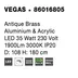 LED luster Vegas 108 mosadz