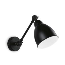 Ideal Lux - Nástenná lampa 1xE27/60W/230V čierna