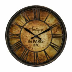 DekorStyle Nástenné hodiny Antigue Paris 21 cm