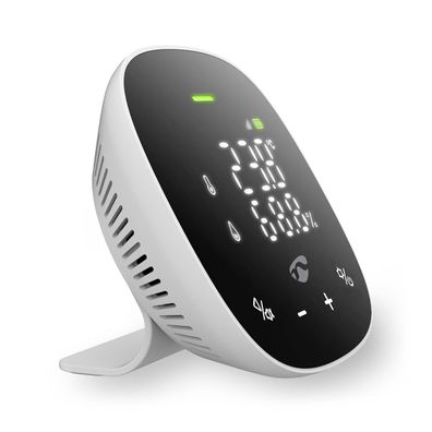 Nedis WIFISA20CBK-Inteligentný monitor kvality ovzdušia s LED displejom SmartLife Wi-Fi