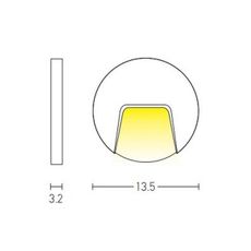 Zambelis E184 - Vonkajšie schodiskové svietidlo LED/3W/230V IP54 biela