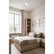 FARO 33826WT-1TW-LED Stm. str. vent. HEY TUB S LED/10W/230V biela pr. 90 cm WT+DO