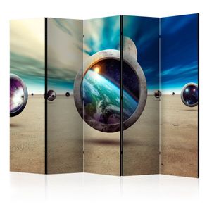 Paraván Planet Walk Dekorhome 225x172 cm (5-dielny)