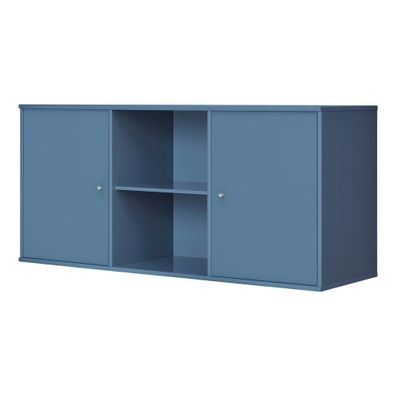 Modrá nízka závesná komoda 133x61 cm Mistral – Hammel Furniture