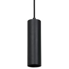Luster na lanku do 3-fázového lištového systému PIPE 1xGU10/25W/230V čierna