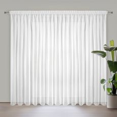 ZÁCLONA NA PÁSKE LUCY 300X300 CM BIELA