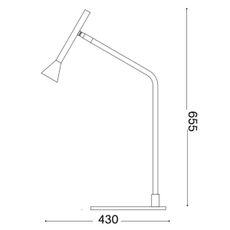 Ideal Lux - LED Stmievateľná stolná lampa DIESIS LED/6,5W/230V CRI 90 zlatá