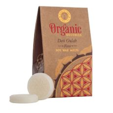 Organický topiaci sa vosk v minciach Flower of Life, Desi Gulab - Rose
