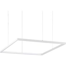 Ideal Lux - LED Luster na lanku ORACLE SLIM LED/41W/230V 3000K 70x70 cm biela