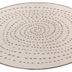 NORTHRUGS - Hanse Home koberce Kusový koberec Twin-Wendeteppiche 105414 Linen kruh – na von aj na doma - 200x200 (priemer) kruh cm