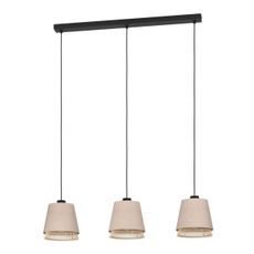 Eglo 43976 - Luster na lanku TABLEY 3xE27/40W/230V