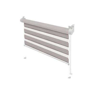 Taupe roleta deň a noc 80x150 cm Zebra Silvalin – Gardinia