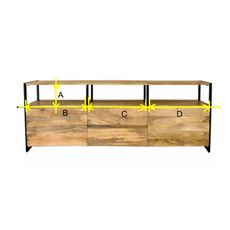 indickynabytok.sk - TV stolík Gita 160x60x45 indický masív mango