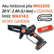 Worx set WG325E - Aku reťazová píla 20V 1x2Ah + WA0142 - Reťaz - Powershare