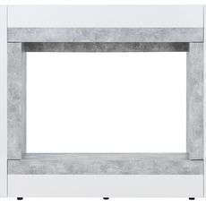 Szynaka Obývací stěna Window 225 cm bílá/beton