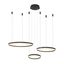 Azzardo AZ4972 - LED Stmievateľný luster na lanku HALO LED/120W/230V čierna + DO