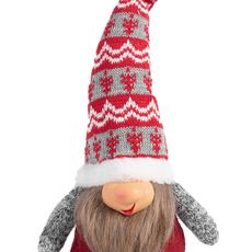 Tutumi Vánoční skřítek ELF 066 - 30 cm šedý/červený