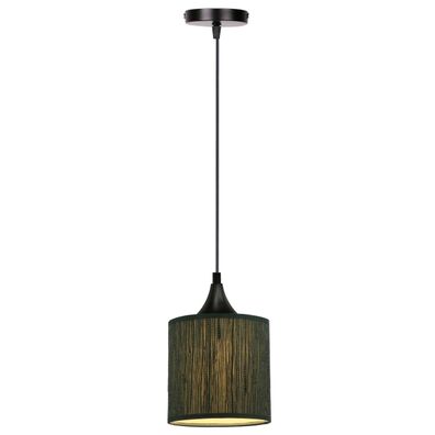 Luster na lanku PATTI 1xE27/60W/230V pr. 15 cm zelená