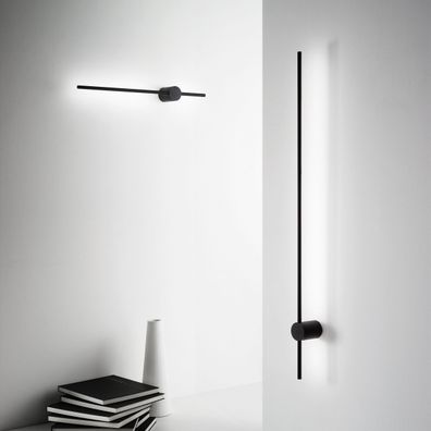 Ideal Lux - LED Nástenné svietidlo ESSENCE LED/12W/230V 2700K 70 cm CRI 90 čierna