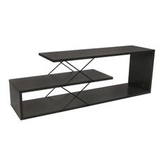 Televízny stolík Zigzag Anthracite