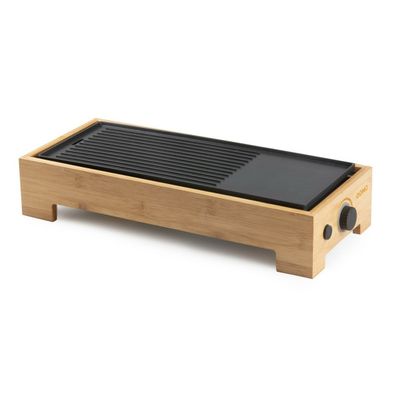 DOMO DO9270G stolný elektrický Plancha gril Bamboo Style, M