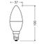 LED Antibakteriálna žiarovka B40 E14/4,9W/230V 2700K - Osram
