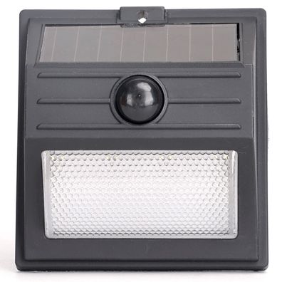 Aigostar - LED solárne svietidlo so senzorom LED/3,7V 6500K 500 mAh IP65 čierna