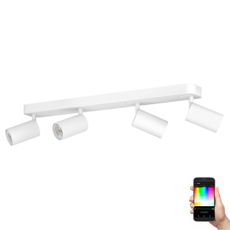 Eglo 900339 - LED RGBW Stmievateľné bodové svietidlo TELIMBELA-Z 4xGU10/4,9W/230V