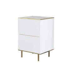 Nočný stolík Imaj Marble White