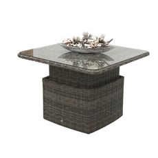 Deokork Ratanová modulová zostava BORNEO LUXURY pre 5 osôb (sivá)