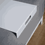 Záhradný set, svetlosivá/biela, aluminium, UBUL