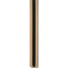 Dokončovacia lišta ľavá MODERN SLIM dub/čierna 2,65 m