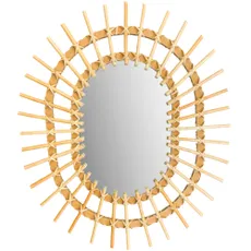 Tutumi Nástěnné zrcadlo BOHO 57 cm bambus