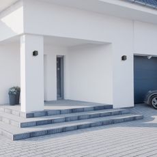 Vonkajšie nástenné svietidlo BOKA 1xGU10/60W/230V IP44 čierna
