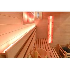 Suchá sauna s pieckou PRAVÁ, 4-miestna, 175x140x190cm, 8,0kW