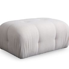 Univerzálny puf Pebble 95 x 65 cm, biela