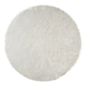 Biely okrúhly koberec ø 120 cm Sheepskin - Flair Rugs