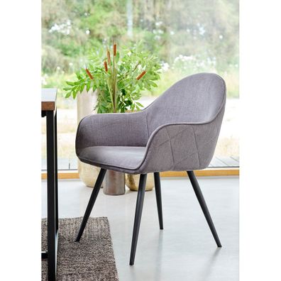 Sivá jedálenská stolička Minto – Unique Furniture