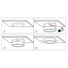 LED Stropné svietidlo LED/12W/230V 4200K pr. 16 cm biela
