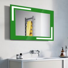 Zrkadlo Bologna LED Green 100 x 63 cm