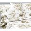 Bellatex Saténové povlečení Listy hnědá , 140 x220 cm, 70 x 90 cm, 140 x 220 cm, 70 x 90 cm